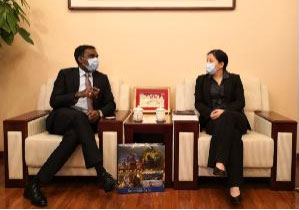 ACC Representative Met with Counsellor of Indian Embassy in China and Permanent Representative to the SCO