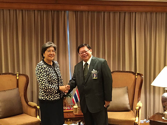 ACC Secretary-General Met with Vice Foreign Minister of Thailand