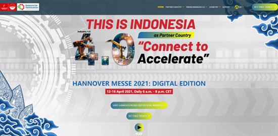 ACC Visited upon Invitationthe Online Exhibition “This is Indonesia” of Hannover Messe 2021