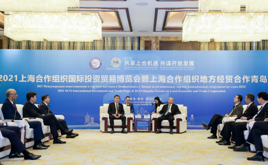 Secretary of the CPC Shandong Provincial CommitteeMetwithRepresentatives from SCO Member States and CountriesalongtheBRI Routes