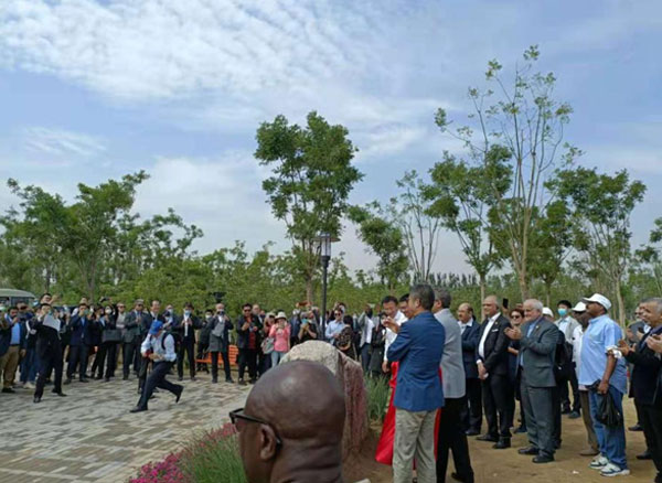 ACC Representative Attended the Unveiling Ceremony of “Friendship Woods-Diplomatic Corps in China”