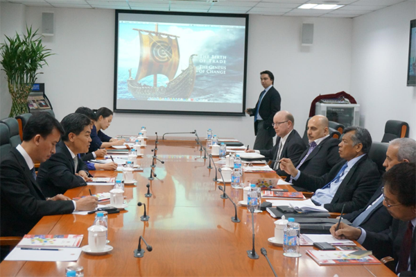 The Global Coalition of Efficient Logistics Leadership Delegation Visited ACC